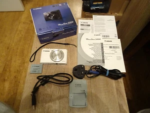 Canon Powershot S200 Digital Camera 10.1MP BOXED + Case + 16GB SD - Picture 1 of 7