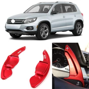Alloy Add-On Steering Wheel DSG Paddle Shifters Extension For VW Tiguan 2010-17 - Picture 1 of 8