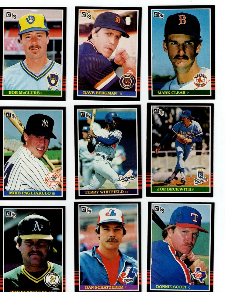 1985 DONRUSS BASEBALL COMPLETE YOUR SET U PICK 501-660 & LEAF - Image 1 of 1