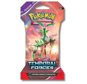 Pokemon Scarlet & Violet Temporal Forces Sleeved Booster | Iron Leaves - Picture 1 of 1
