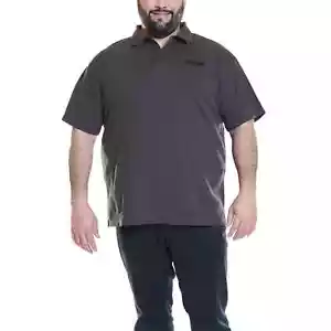 Wrangler Men's Big and Tall Polo Shirt , Big size 3XLT CHARCOAL/HEATHER U4 S3 - Picture 1 of 4
