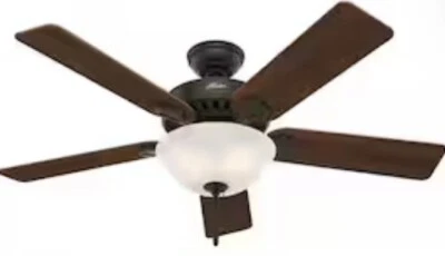 Hunter Osbourne 54 inch Ceiling Fan with LED Light - Noble Bronze - Image 1 of 3
