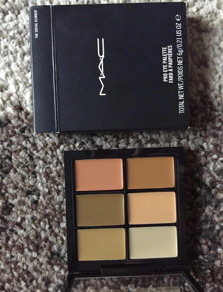MAC Pro Cream Eye Palette The Social Climber 6 Colours Brown Sienna. NIB - Image 1 of 1