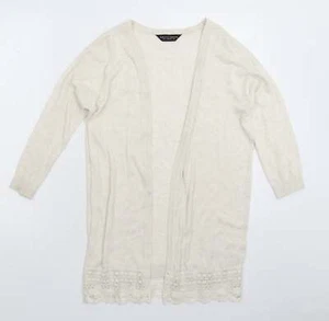 Dorothy Perkins Womens Grey V-Neck Acrylic Blend Cardigan Size 8 - Picture 1 of 12