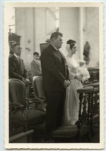 Lotto Di 8 Foto Antiche An. 1950 60 - Mariage Chiesa Famille - Foto 1 di 8