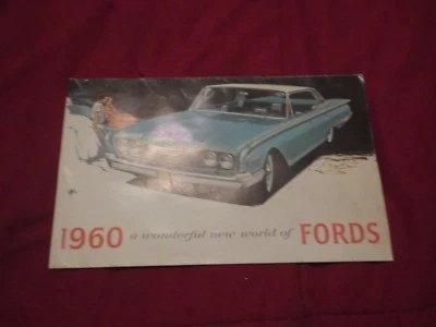 Ford Galaxy Sunliner Starliner Fairlane 1960 concesionario concesionario folleto de ventas Foto 1 de 3