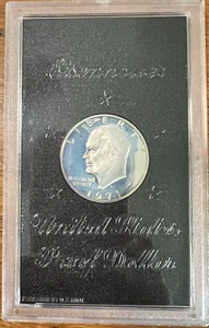 1971 - Dólar Eisenhower 40% plata - Dólar de prueba de Estados Unidos (J336) - Imagen 1 de 4