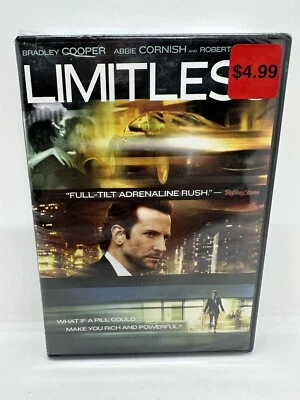 Limitless DVD 2011 Widescreen Movie New Sealed Bradley Cooper Robert DeNiro NEW - Image 1 of 4