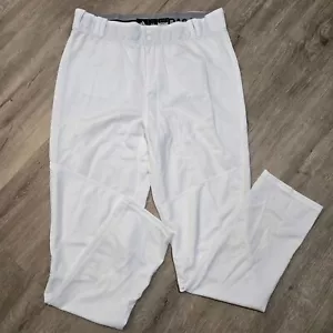 Adidas Diamond King Elite Open Hem Pant Baseball Men's Size XL White CY2097 NEW - Picture 1 of 13