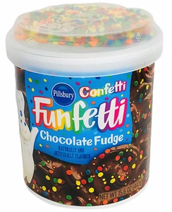 Pillsbury Funfetti Confeti Chocolate Fudge Frosting 15.6 OZ - Imagen 1 de 1