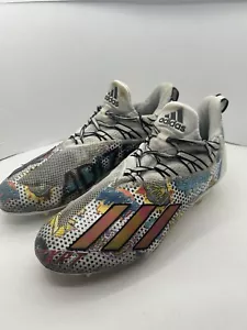 Adidas Adizero Comics Football Cleats FX8361 Men's US 9.5 White Designer - Picture 1 of 10