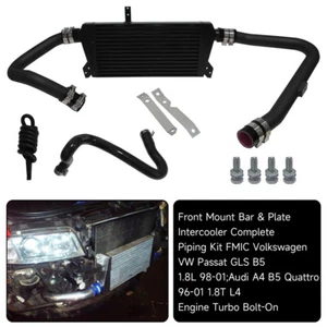 Frontmontierter Ladeluftkühler-Kit für VW Passat B5 Audi A4 Quattro 1.8 Turbo - Bild 1 von 10