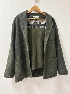 Traje corto de lana vintage para mujer Ann Taylor talla S chaqueta blazer verde - Imagen 1 de 14