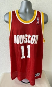 Vtg 90s Vernon Maxwell Houston Rockets Jersey Champion 48 NBA Excellent - Picture 1 of 9
