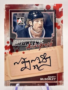 2011 In The Game Enforcers Marty McSorley Autogramm Auto Los Angeles Kings - Bild 1 von 2