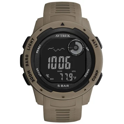 Reloj Táctico con Brújula, 50M Impermeable, Podómetro, Altímetro Digital para... Foto 1 de 4