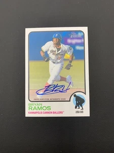 2022 Topps Heritage Minor League Edition Real One Auto Bryan Ramos #ROA-BR Auto - Picture 1 of 1