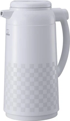 AFFB-10WZ Premium Thermal Carafe, 1.0 Liter, Ichimatsu White - Image 1 of 4