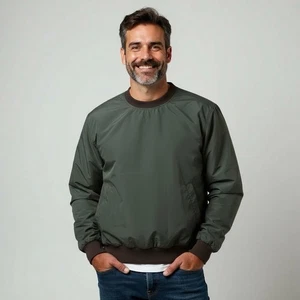 Pullover de golf Hayden's Athletic Specialist de colección para hombre XL verde liso 100 % nailon - Imagen 1 de 5