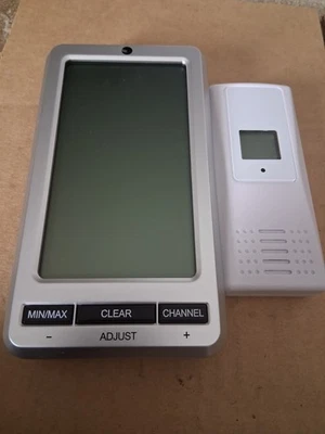 Termohigrómetro inalámbrico de 8 canales para clima ambiental WS-23 con 1 sensor F007TH Foto 1 de 4