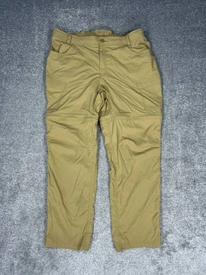 REI Co Op Sahara Convertible Pants Women 20 Beige Cargo Stretch High Rise Hiking - Image 1 of 4