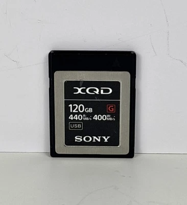 Sony Memory Card XQD G Series 120gb 440mb/s Read 400mb/s (QDG120F) - Image 1 of 4