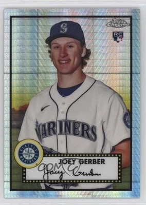 2021 Chrome Platinum Anniversary Mega Box Prism Refractor Joey Gerber Rookie RC - Image 1 of 2