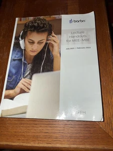 Barbri Lecture Handouts for MEE-MBE MEEH July 2021 February 2022 - Picture 1 of 5