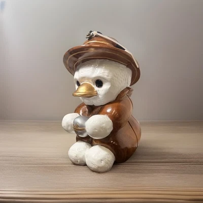 NWT ULTRA RARE Timmy Woods Beverly Hills Dolly Duck Z Wooden Purse with Dust Bag - Image 1 of 4