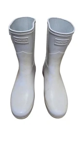 Hunter Damen Grau Gummi Regen Stiefel Größe 6 UK/8 US EU 39 Robust Wasserdicht Fo - Bild 1 von 7