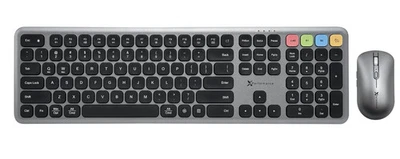 X9 Performance X9RBWACKEYCB Wireless Multi-Device Keyboard & Mouse Combo - Image 1 of 4