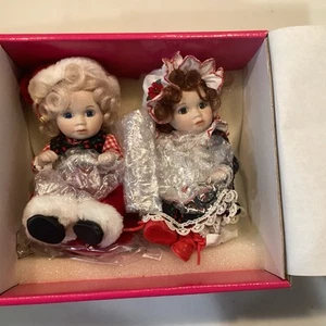 Sale! Kris & Kriscinda Kringle (Petite Amour Tod)Marie Osmond Porcelain Doll NIB - Picture 1 of 5