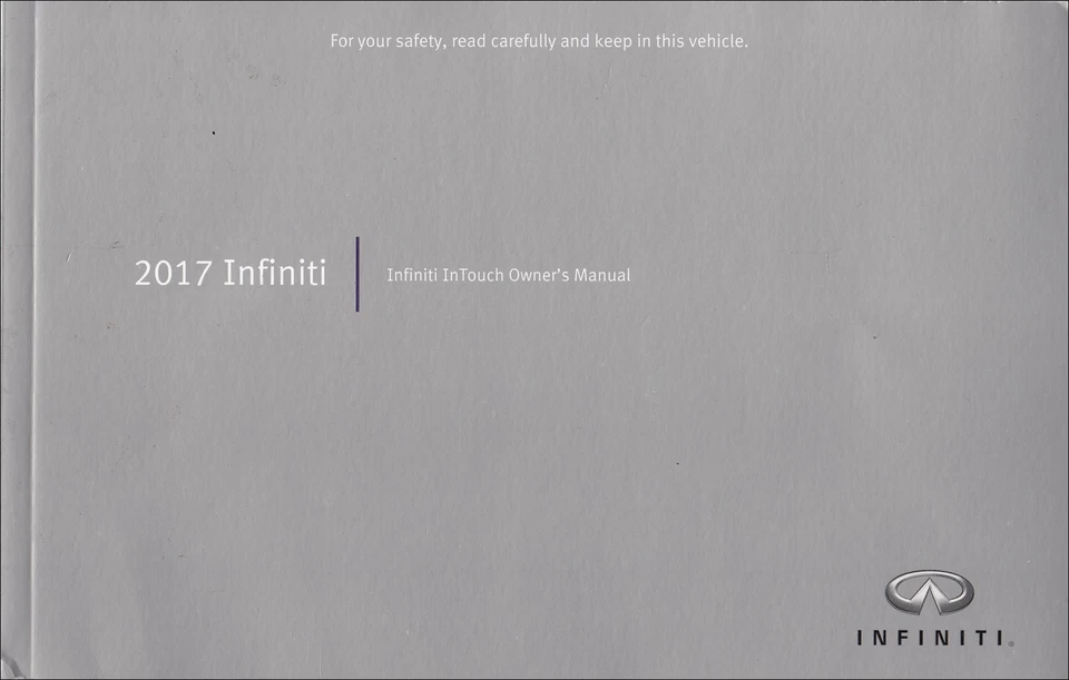 Manual Del Propietario Del Sistema De Navegación InTouch Infiniti 2017 - Imagen 1 de 3