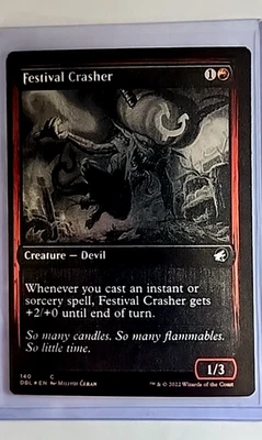 2022 MTG Magic The Gathering Innistrad Double Feature Foil #140 Festival Crasher - Image 1 of 2