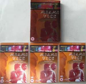 Miami Vice Complete Season 2 DVD Boxset - Don Johnson, Philip Michael Thomas - Picture 1 of 5