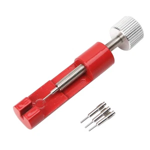 Aluminum Adjuster Watch Band Strap Bracelet Link Pins Remover Repair Tools Kit C - Picture 1 of 12