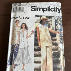 Simplicity Patterns 8908 Misses Top, Pants And Skirt Sz 4-6-8 - Picture 1 of 3
