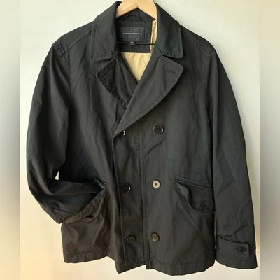 Banana Republic женщин средний бушлат молнии черный карманы нейлона с подкладкой - Изображение 1 из 4