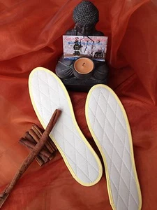 1 Paar  Zimtsohlen Zimt Sohlen Fuß Pflege Zimteinlagen Gr. 46 - Bild 1 von 1