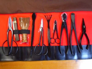 KIKUWA Bonsai Werkzeuge 10 Stück Set Made in Japan NEU - Bild 1 von 11