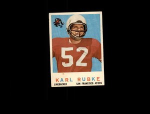 1959 Topps 112 Karl Rubke RC EX #D1,144057