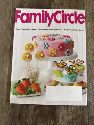 Family Circle Magazine April 2015 Easy Weeknight Meals Spring Decorating Ideas - Image 1 of 3