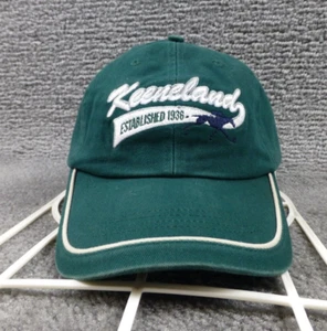 Keeneland Racecourse Hat Cap Horse Racing Lexington Green Gear Tag Strap NEW - Picture 1 of 7