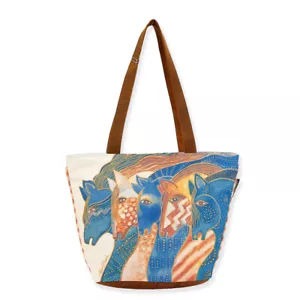 Laurel Burch Sky Mares Medium Tote Bag, 14 x 6 x 10" - Picture 1 of 1