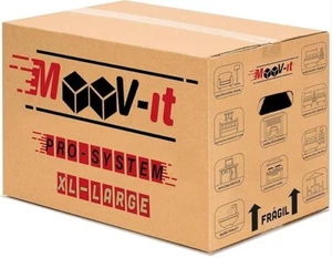 Pack of Cardboard Moving Boxes, 20"x10"x10" (12 units) - Picture 1 of 1