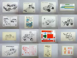 AUTOS: Versch. Beipackzettel BPZ & Folienaufkleber AKF EU bis 1986 zur Auswahl - Bild 1 von 101