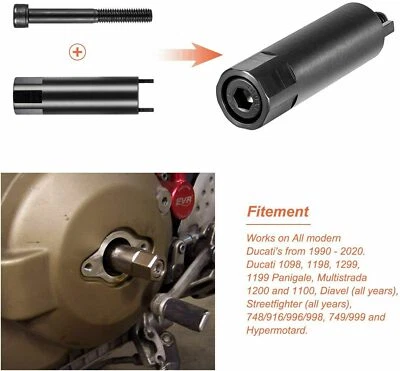 Ducati 1098 1198 1199 1299 848 Hypermotard Engine Crankshaft Turning Tool USA - Image 1 of 4