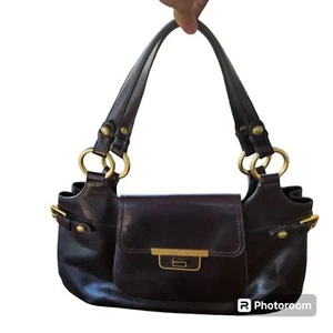 Kenneth Cole New York Saddle/Hobo Bag Vintage Y2K Urban Streetwear Academia - Picture 1 of 8