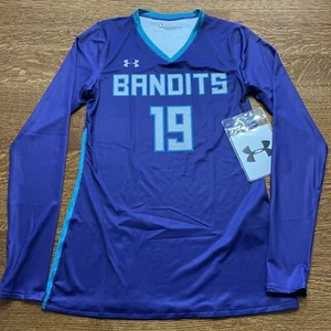 Under Armour Bandits Damen LS V-Neck Volleyball Trikot Größe S NEU mit Etikett - Bild 1 von 2