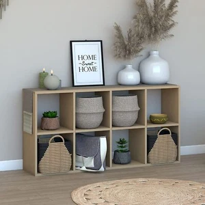 8 Cube Storage Organizer, Stackable, Book Shelf, Bedroom, Home Office - Picture 1 of 17